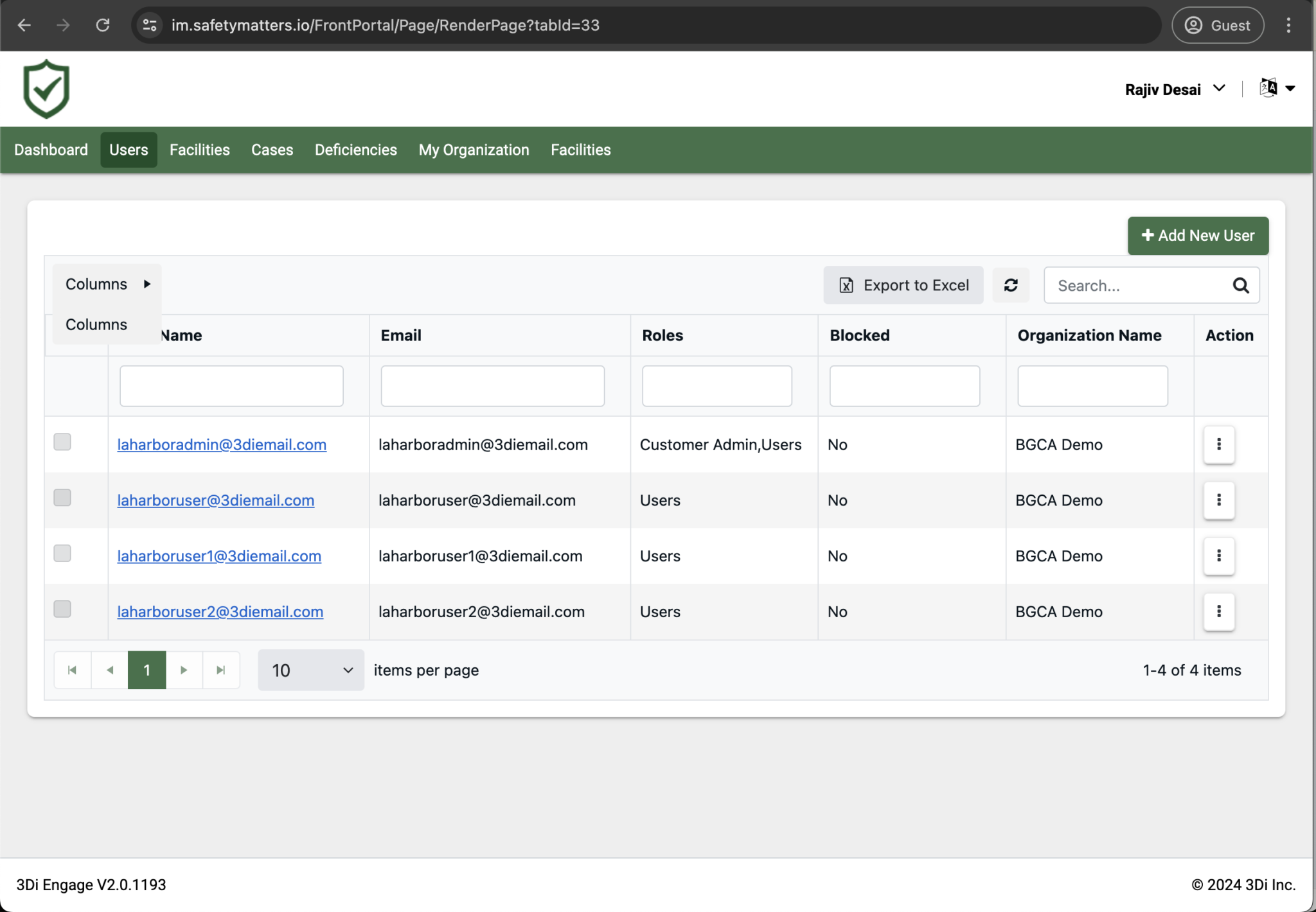 Adding Users on the Web Portal – Safety Matters App User Guide